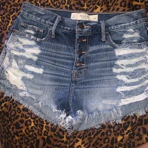 Abercrombie & Fitch high waisted shorts